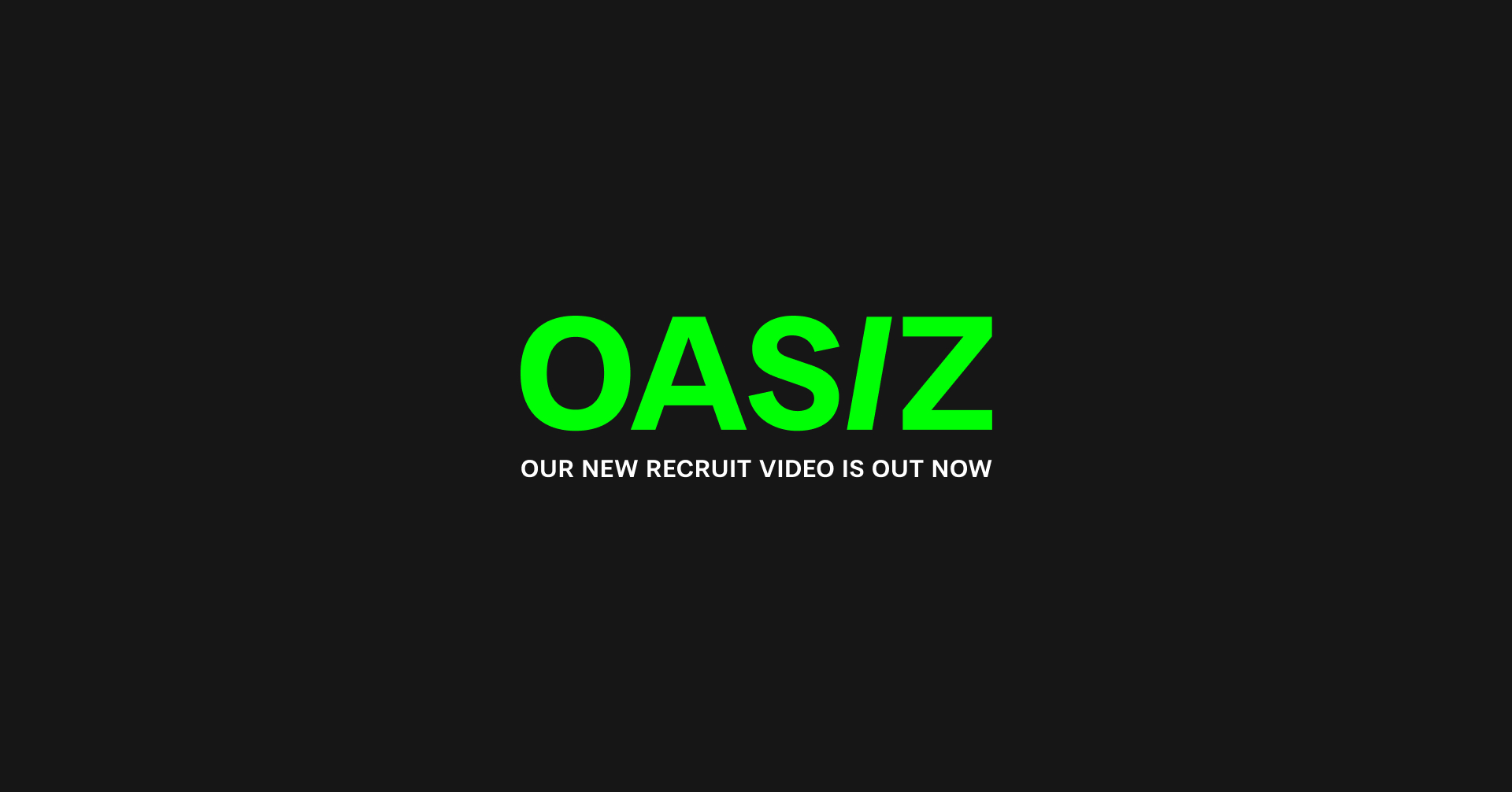 SNS×縦型動画でブランドグロースを支援するOASIZ 採用強化に向けたリクルート動画を公開